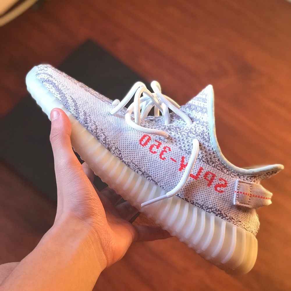 Yeezy blue tint